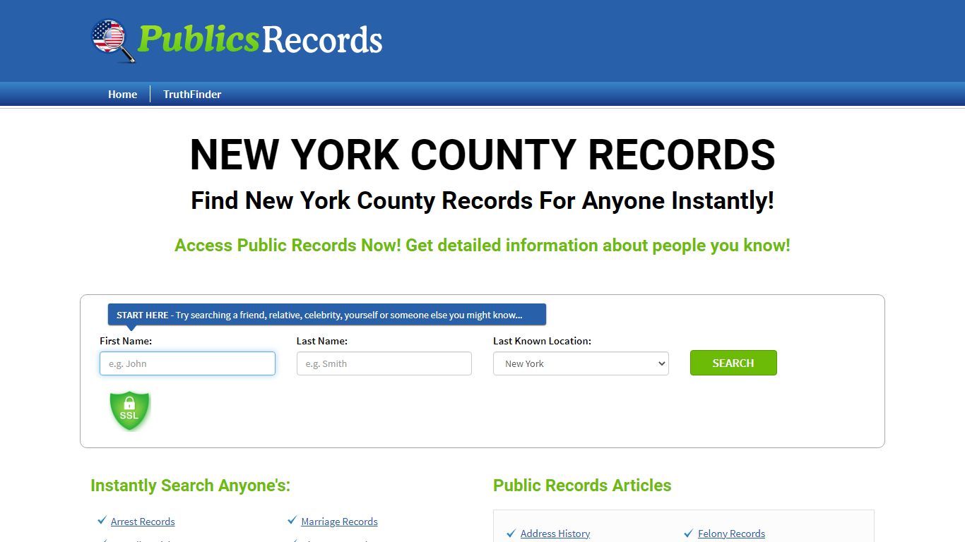 Find New York County Records For Anyone